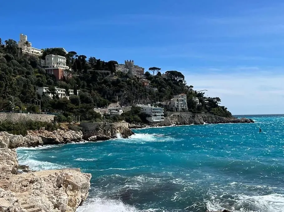 Bd Grosso Apt 4 Prs, 300M Plage, Clim, Parking Νίκαια 0*,  Γαλλία
