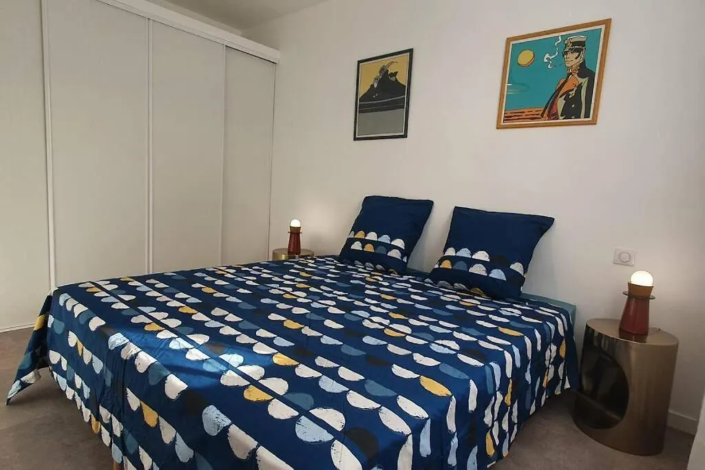 Bd Grosso Apt 4 Prs, 300M Plage, Clim, Parking Νίκαια