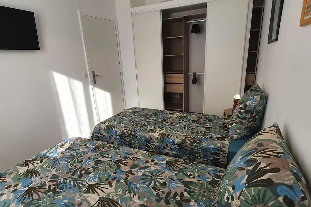 Bd Grosso Apt 4 Prs, 300M Plage, Clim, Parking Nice 0*,