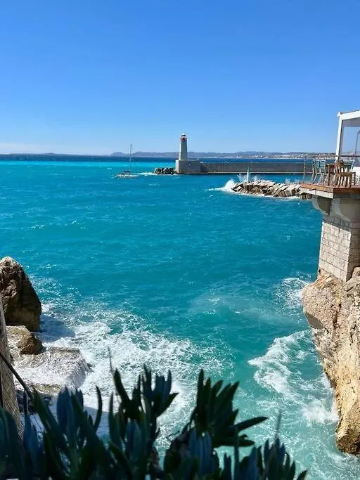 Bd Grosso Apt 4 Prs, 300M Plage, Clim, Parking Nice 0*,